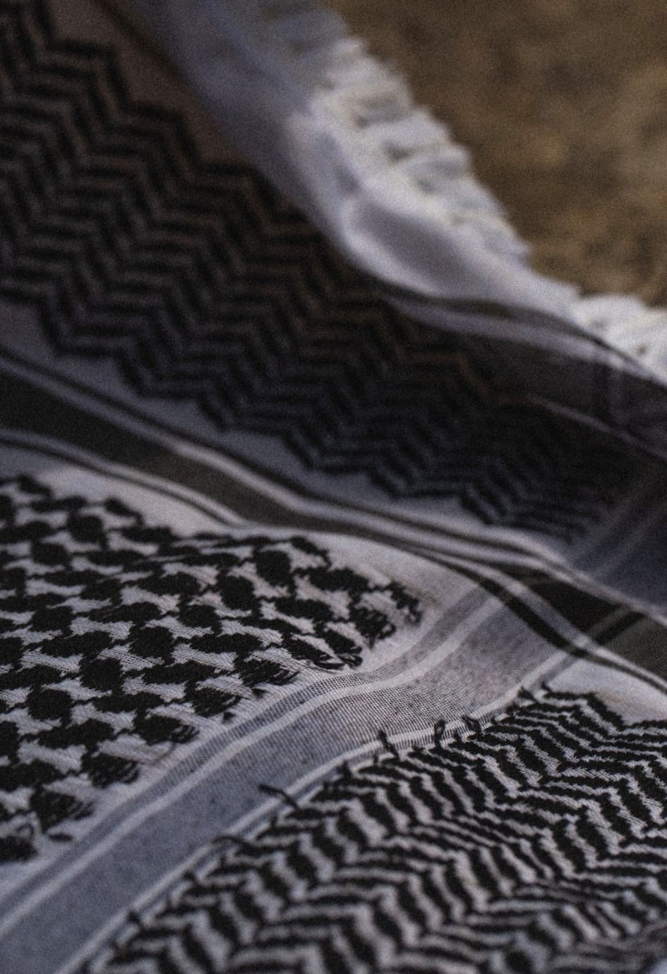 Keffiyeh-inspired creative practice